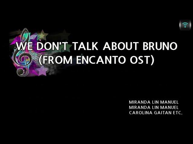 [MAGICSING Karaoke] CAROLINA GAITAN ETC. - WE DON'T TALK ABOUT BRUNO karaoke | pop