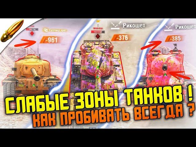 Куда стрелять чтобы ВСЕГДА ПРОБИВАТЬ в Вот Блиц? / Обучение Wot Blitz - World of Tanks Blitz