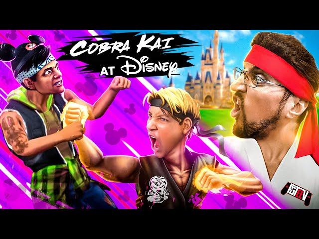 Cobra Kai in Disney World with my Dad Mike!  (FGTeeV Gameplay)