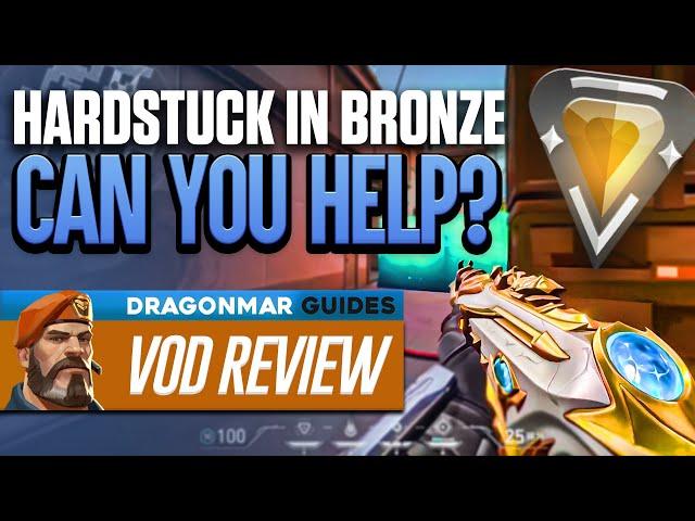 Why Are You Stuck In Bronze? - Bronze 2 Brimstone Valorant VOD Review (Gamesense)