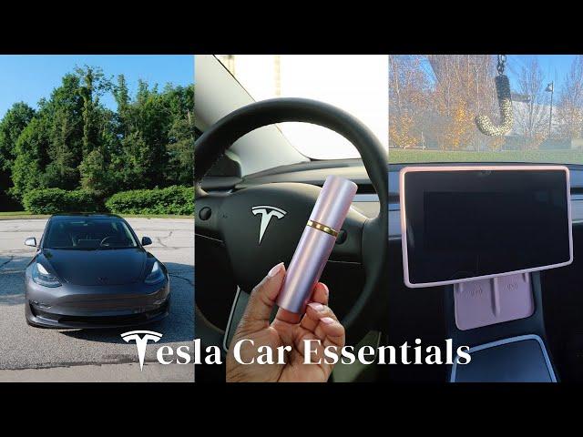 My Tesla Model 3 Car Accessories + Essentials!