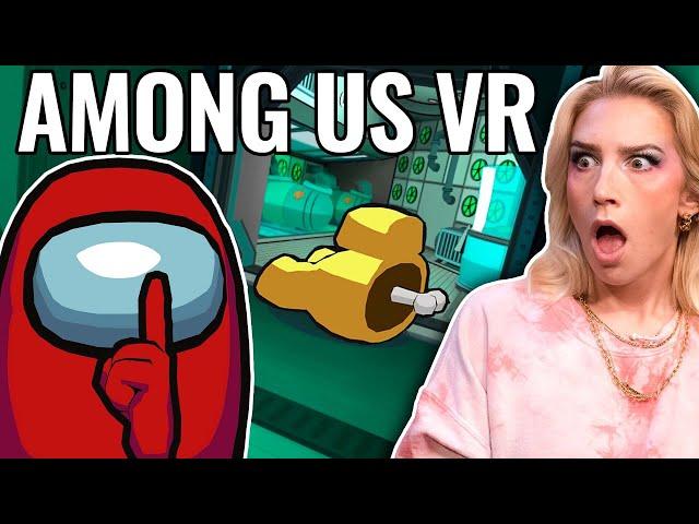 Backstabs and Betrayals | Our first time in Among Us VR