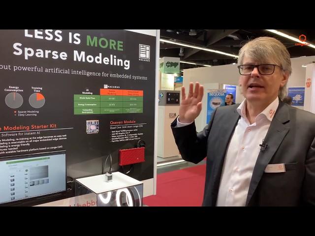 Less is more   AI based on Hacarus Sparse Modeling at the Embedded World 2020