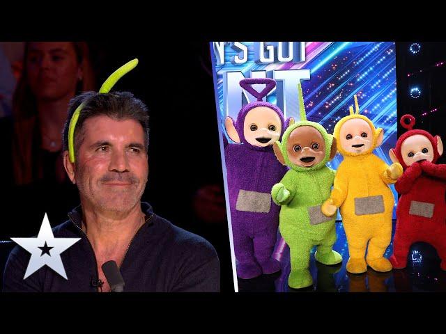 TELETUBBIES take on BEYONCÉ and ONE DIRECTION! | Auditions | BGT 2022