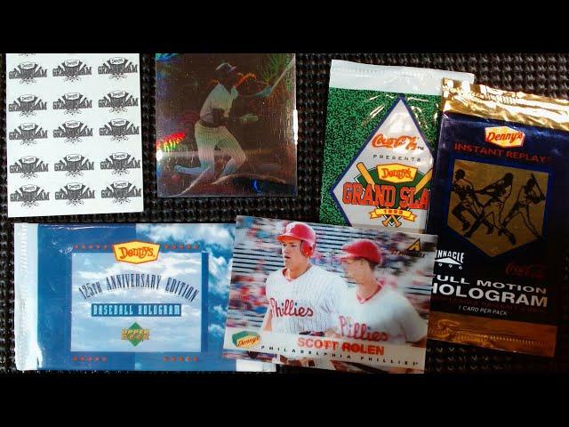 Ending Modern Oddballs Denny's 1991-1997 Hologram Cards, Upper Deck, Pinnacle, MSA, Little Caesar's