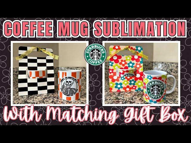 How To Sublimate A Coffee Mug & A Sublimation Gift Box!