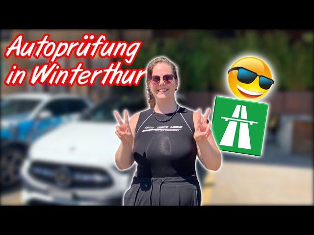 Autoprüfung in Winterthur mit Alexandra - inkl. Autobahn und Wenden