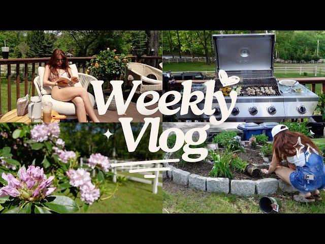 VLOG: MDW in Rhode Island! pool, grilling, boating, gardening, friends & family