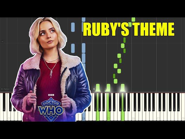 The Life of Sunday (Ruby's Theme) - Doctor Who [Synthesia Piano Tutorial]