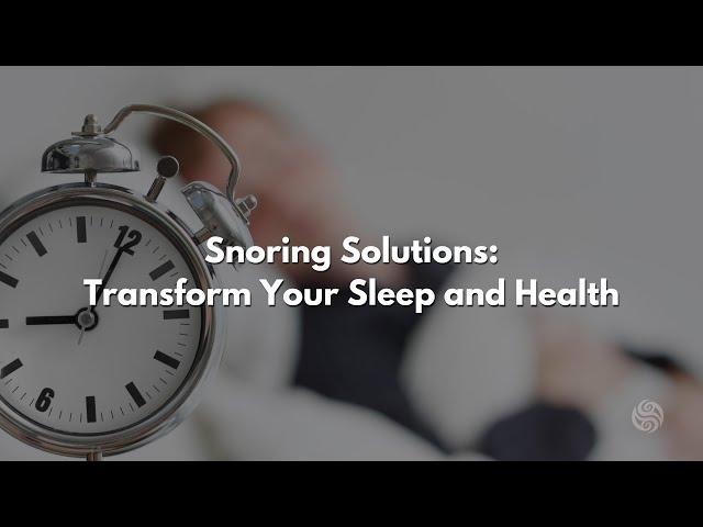 Sleep Well, Snore Less: Expert Tips for Quality Rest!