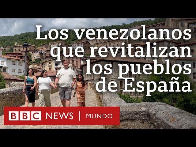 Los venezolanos que ayudan a revitalizar los pequeños pueblos del interior de España