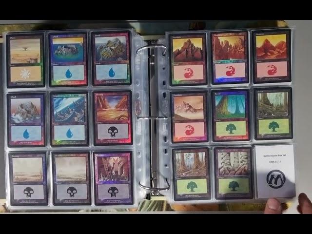 MTG English Basic Land Collection - Preview Part 1/5