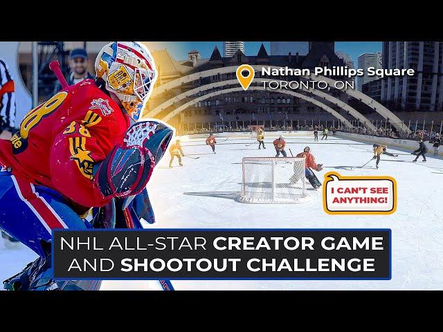 Hockey Creators Game + Shootout Contest at Nathan Phillips Square in Toronto!