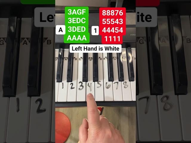 Carol of The Bells EASY  Piano Tutorial   #piano #pianotutorial #christmas