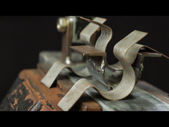 Homemade pipe clamp bending tool || Clamp Bending Tool