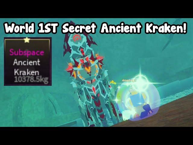 I Finally Caught Secret Ancient Kraken In Fisch!