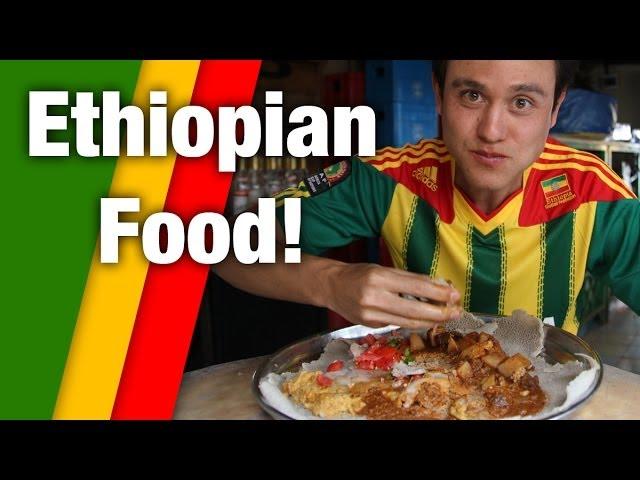 Irresistible Ethiopian Food - Tasty Meat Platter in Addis Ababa, Ethiopia!