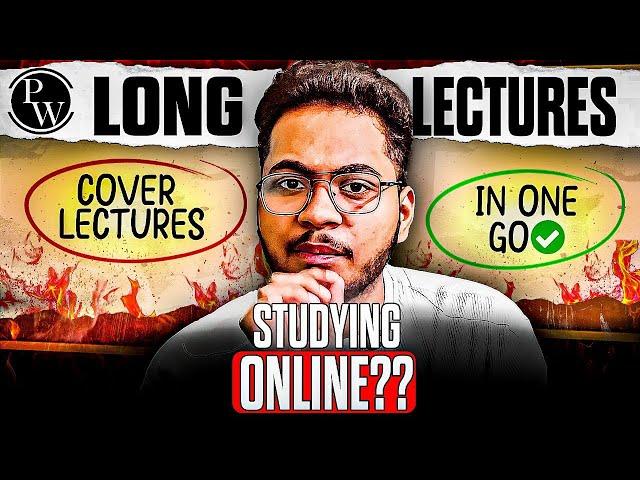 How to Cover ONLINE Long Lectures ‼️Both MANZIL SERIES and ONLINE BATCH ️