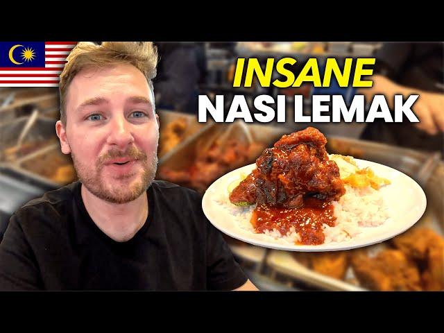 MIND BLOWING Nasi Lemak in Kuala Lumpur  (Malaysia)