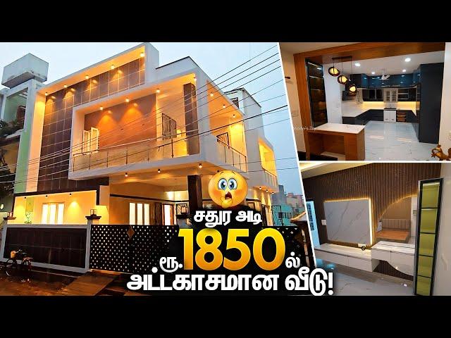 சதுர அடி ரூ1850-க்கு வீடா3BHK Duplex House with Interior | Mano's Try Tamil Home Tour