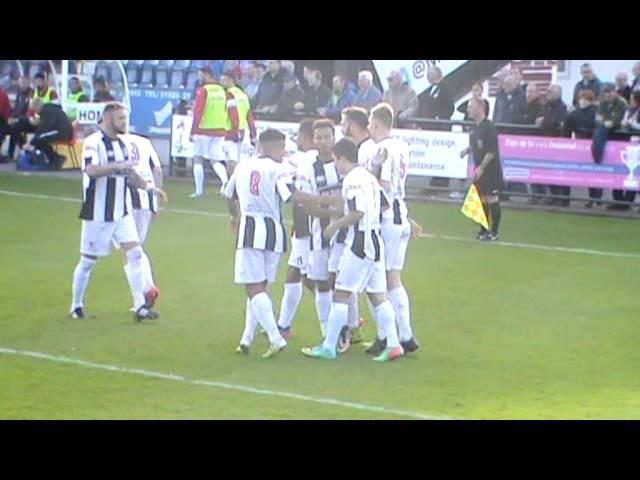 Boro 2 Coalville 1. Boro's First Goal Scored By Elliot Hodge.