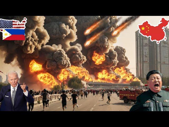 Horrible tragedy in China! The city of Wuhan in China was destroyed by the US-Philippines attack