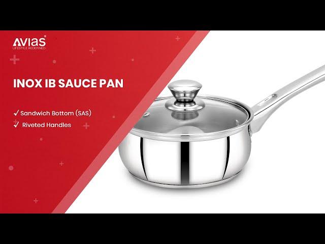 Avias Inox IB Saucepan | Best Saucepan in India | Best Stainless Steel Cookware