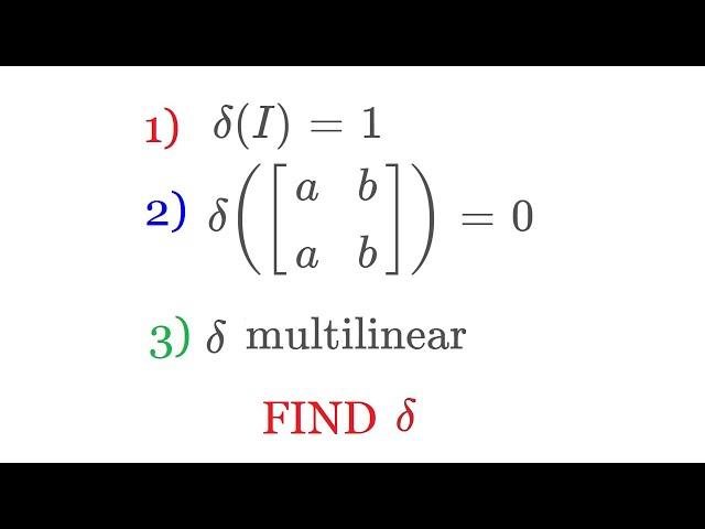 Determinant Puzzle