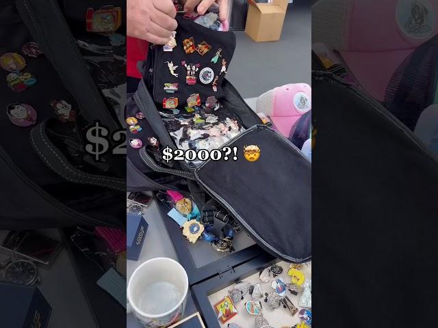 $2000 Disney Pin Collection SCORE at a Swap Meet in Anaheim!