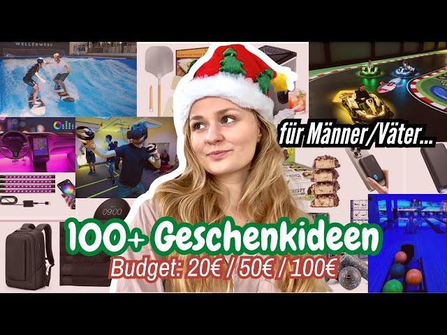 100+ GESCHENKIDEEN FÜR MÄNNER (unter 20€, 50€, 100€) - Weihnachten 2024