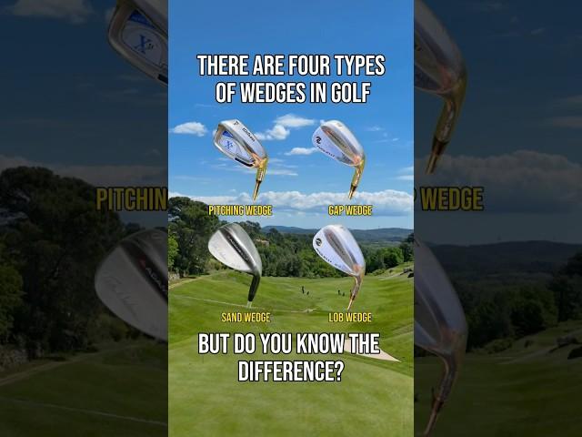 Golf wedges explained!  #golf #wedges