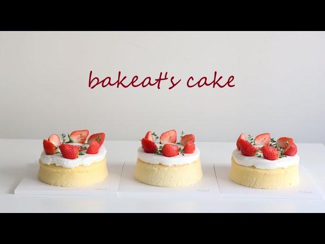 bakeat /  초코딸기케이크, 수플레치즈케이크 메이킹 영상