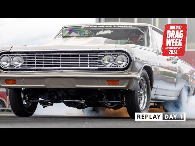 Day 1 - HOT ROD Drag Week 2024 Livestream REPLAY