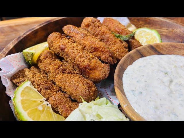 How to make fish fingers at home from the start | the cooking nurse