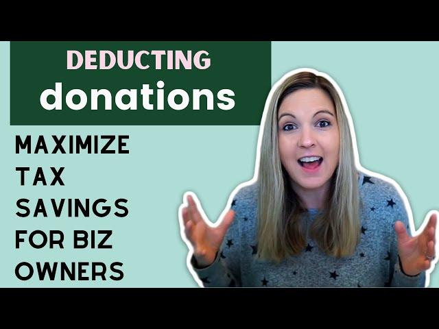 Charitable Donation Tax Deductions - Tips for Business Owners