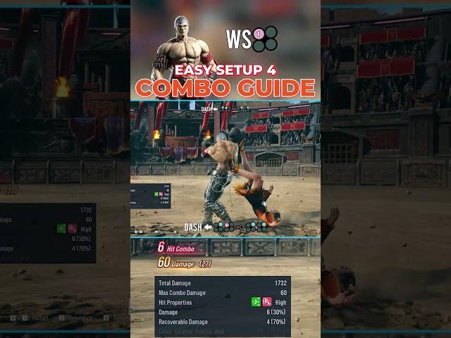 TEKKEN 8 Bryan Fury Combo Guide | While Standing 1 Easy Setup 4