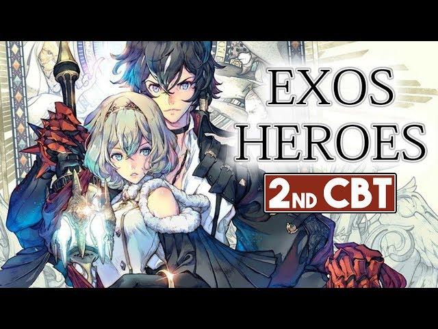 EXOS HEROES Gameplay Android (2nd CBT) by Line Games