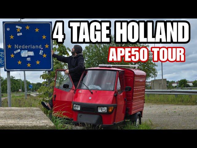 APE 50 über 1000 Kilometer Road Trip 4 Tage durch Holland