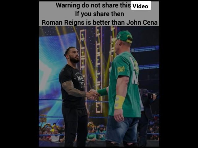 Roman Reigns is better Than John Cena?!