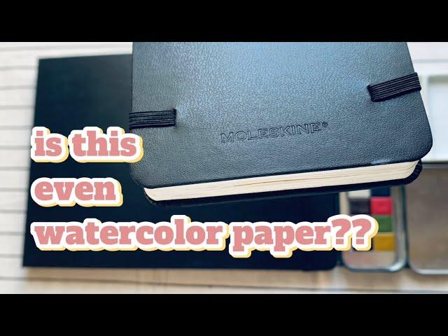 MOLESKINE WATERCOLOR SKETCHBOOK REVIEW (good or terrible for watercolor?)