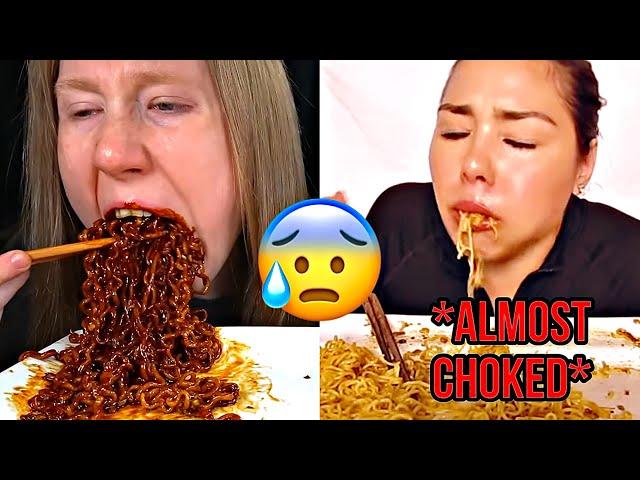 When Mukbangers food races go wrong .. (compilation)