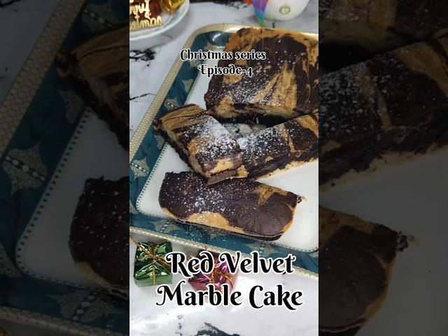 Red velvet Marble Cake #cake #christmas #xmas #redvelvet #marblecake #shortvideo #shorts #short#food