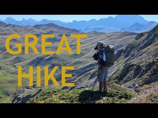 Hiking in Pyrenees Mountains, Peak Pau, GoPro Travel Vlog