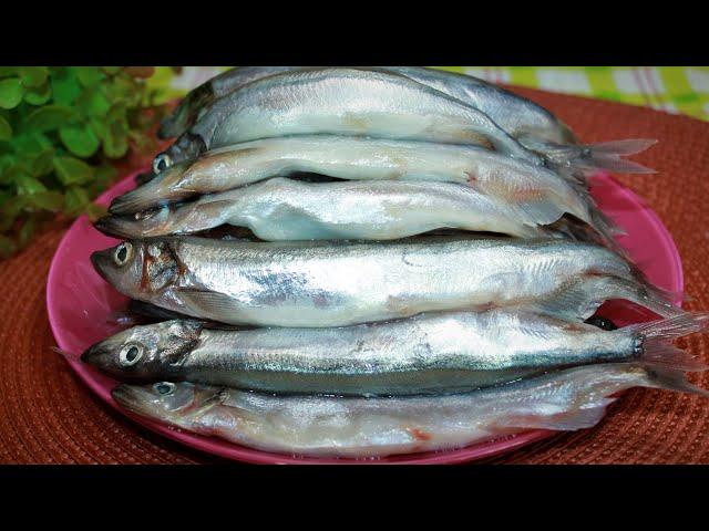 How delicious, odorless and splash-free, to fry fish? Capelin in a frying pan, odorless.