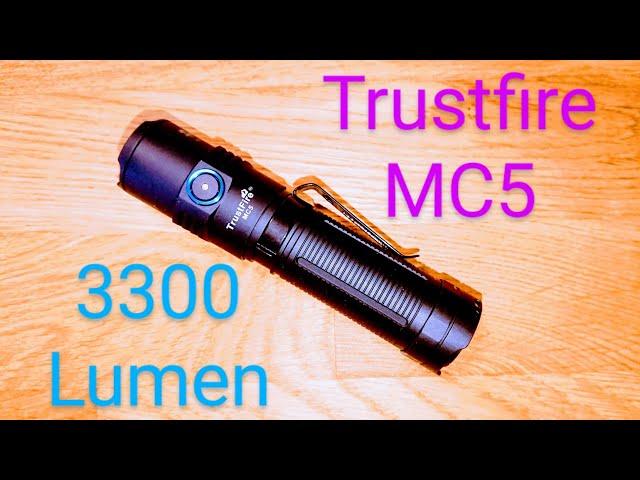 Trustfire MC5 EDC LED Taschenlampe 1.Review auf Deutsch Test Vorstellung keine Led Lenser Olight