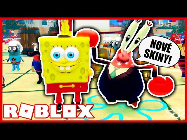 MÁME NOVÉ SKINY! Roblox Spongebob Simulator #36 w/@Makousek