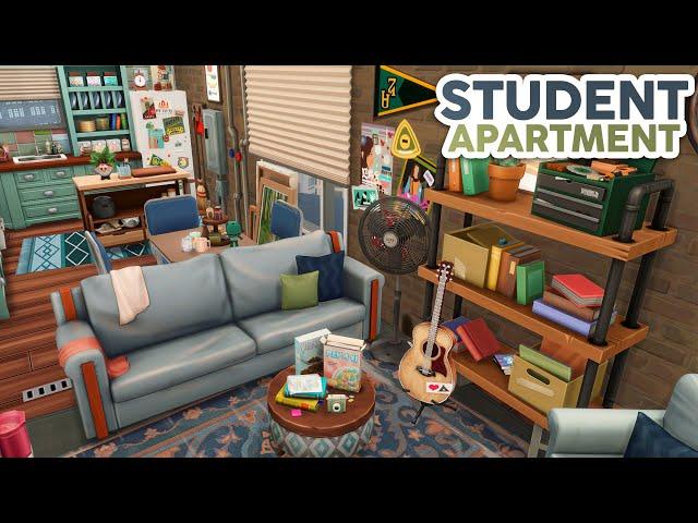 Cluttered Roommates Apartment // The Sims 4 Speed Build: Apartment Renovation