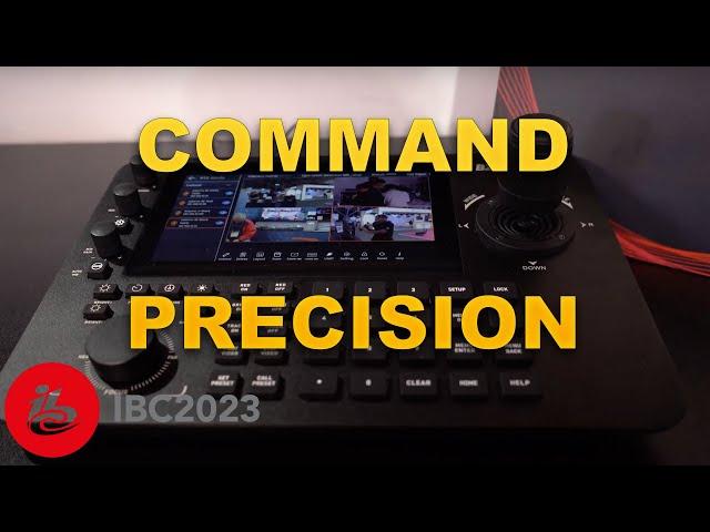 COMMAND Precision with BZBGEAR's PTZ Controller Lineup at IBC 2023!