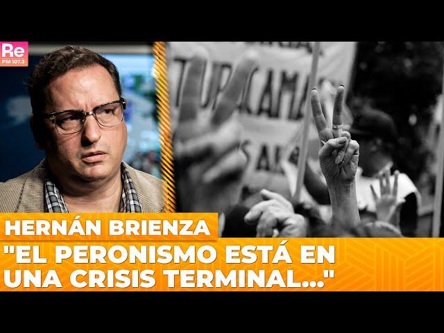 Hernán Brienza: "el peronismo está en una crisis terminal sino se resuelve de forma satisfactoria""