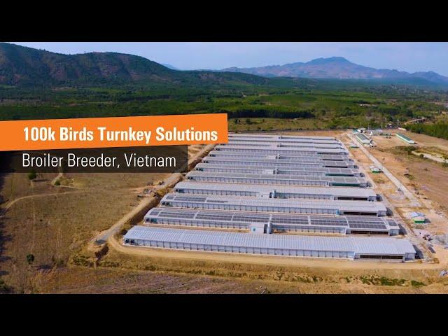 100,000+ Birds, Turnkey Solution | Advanced Broiler Breeder Farm, Vietnam